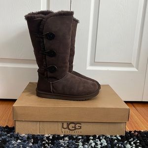 Button Bailey Triplet Ugg Boots